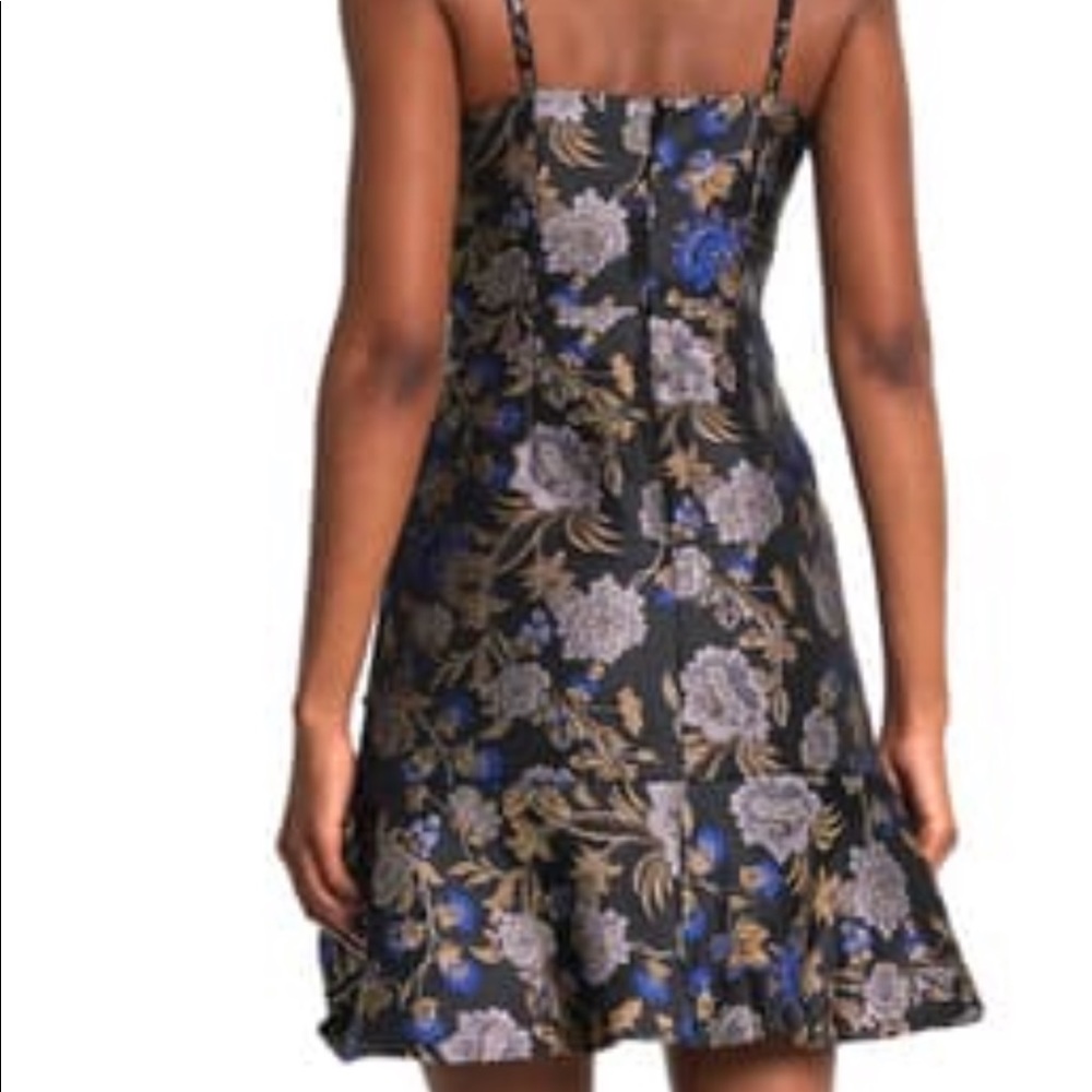 Jacquard mini dress